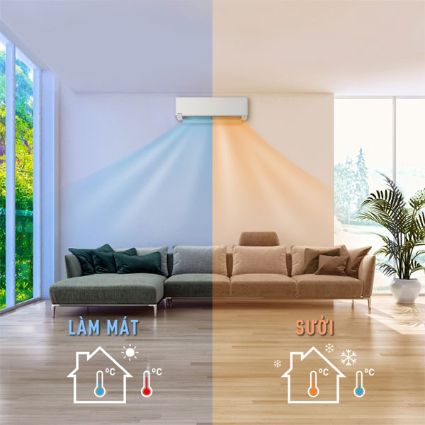 máy lạnh Panasonic Inverter cao cấp hai chiều (XZ) vừa làm mát vừa sưởi ấm